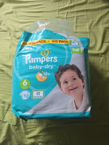 Pampers baby dry 52stk - baby-dry,