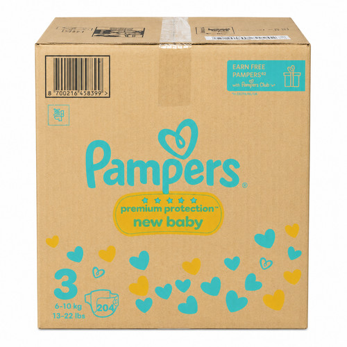 Pampers premium protection - pampers, new